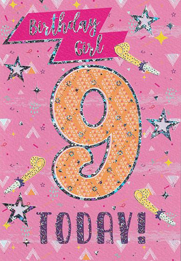 Picture of 9 TODAY BIRTHDAY CARD